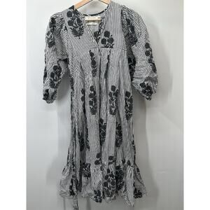 SZ Blockprints Aaron Dress Floral Boho NO BELT S